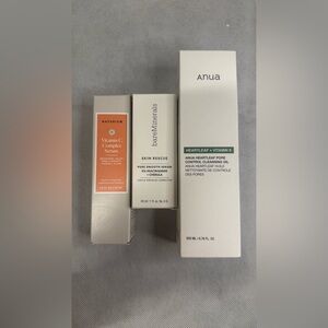 Skincare. ‎ Anua, bare minerals, naturium